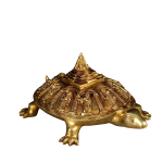 Brass Dashavatar Shree Yantra Tortoise Base 6 Inch - Prosperity Set | Jaipurio